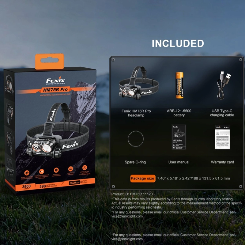 Fenix HM75R Pro Rechargeable Headlamp